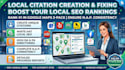 fix local citations and clean up duplicate business listings US