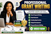 write grant application grant proposal USA government grant proposal writing
