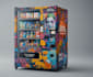 design unique vending machine wrap