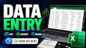 do data cleaning and data entry