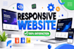 build custom website as full stack website developer, website development