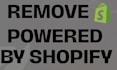 remove powered by shopify on your store custom logo