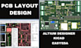 pcb layout design, electric circuit and hardware design