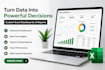 build advanced excel templates, trackers, and dashboards