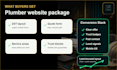 build a plumber website with mobile call buttons and local SEO