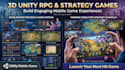 develop unity 3d rpg game, strategy game, 3d mobile game, real time rts game