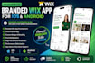 develop branded wix apps for ios and android and fix app bugs issues