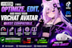 optimize, edit, and make your vrchat avatar quest compatible