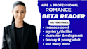 be your romance beta reader beta reader fantasy, alpha reader