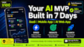 mobile app development saas mvp builder ai web app startup