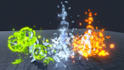 create realtime vfx shader graph particle system in unity, godot, unreal engine