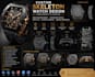 design skeleton watch, custom watch design and technical drawings
