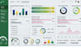design a professional dashboard in google sheets or excel