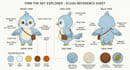 draw a detailed custom character plush reference sheet stuffed toy