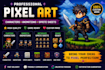 create custom pixel art and animations