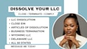 dissolve US llc, close ein and file articles of dissolution