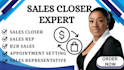 sales representative sales closer sales rep b2b sales appointment setting bdr