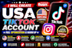 create a USA tiktok account eligible for monetization