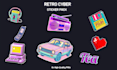 design custom digital stickers or sticker pack for you