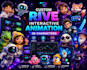 create custom rive interactive animation rive 3d character fr website, app, game