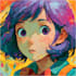 anime character an illustration and anime character