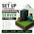 set up a professional minecraft server with plugins and custom configuration