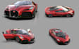create 3d car model automotive vehicle design full body kit render engine block