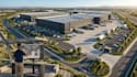 design warehouse, industrial building, site plan with  walkthrough video