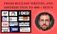 provide professional press release writing and PR distribution