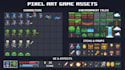 create pixel art game assets sprites and tilesets