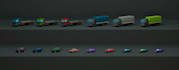model high quality low poly game environments