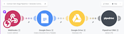 automate contract generation in pipedrive using make