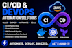 do cicd pipelines on github, gitlab ci, aws bitbucket, jenkins, circleci argo cd