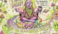 do hand drawn lowbrow trippy psychedelic glitch image art style design for you