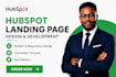 design and develop a responsive hubspot website and landing page