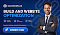 build squarespace website, optimise and design squarespace and squarespace fix