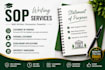 write professional CV,sop,resume and motivation letter