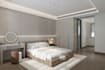 modern bedroom and dressing room