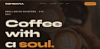 design a modern animated landing page website
