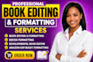 do book editing and formatting, ebook formatting, developmental book editor