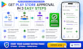 provide 12 testers or 25 testers for google play console closed testing
