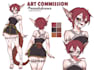 design an anime character sheet for you