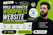 build automated wordpress website for cpa tax accountant bookkeeping system