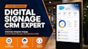 boost your sales digital signage CRM setup using yodeck optisigns screencloud