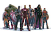 do a superhero comic illustration