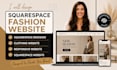redesign luxury squarespace fashion website design clothing website development