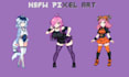 create custom nsfw pixel art character sprites sheet and nsfw animations