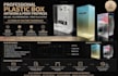 design transparent pet pvc plastic box packaging and dieline