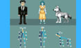pixel art characters, sprites, and animations