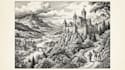 draw a pen and ink illustration